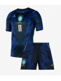 Otroške Nogometnih dresov Brazilija Raphinha Belloli #11 Gostujoči SP 2026 Kratki rokavi (+ hlače)